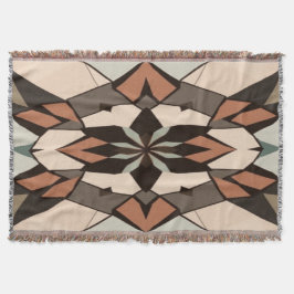 Geometrisk symfoni: Balans i design" Filt