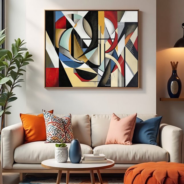 Geometrisk symfoni perfekt harmoni poster (Skapare uppladdad)