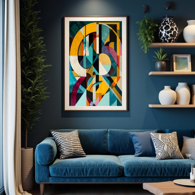 Geometrisk symfoni poster (Skapare uppladdad)