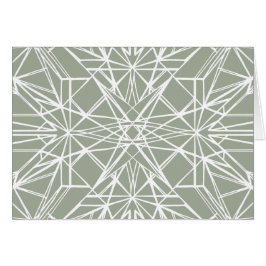 Geometrisk symmetri hälsningskort