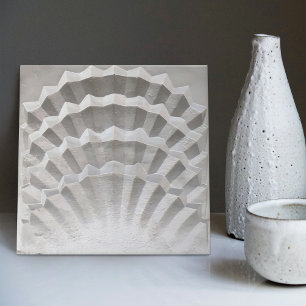 Geometrisk symmetri i modern Abstrakt i mitten av Kakelplatta
