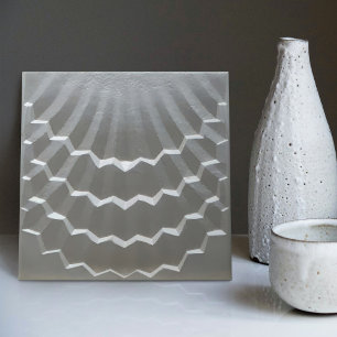 Geometrisk symmetri i modern Abstrakt i mitten av Kakelplatta