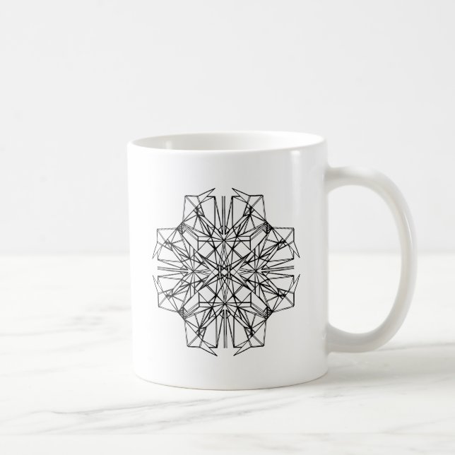 geometrisk symmetri kaffemugg (Höger)