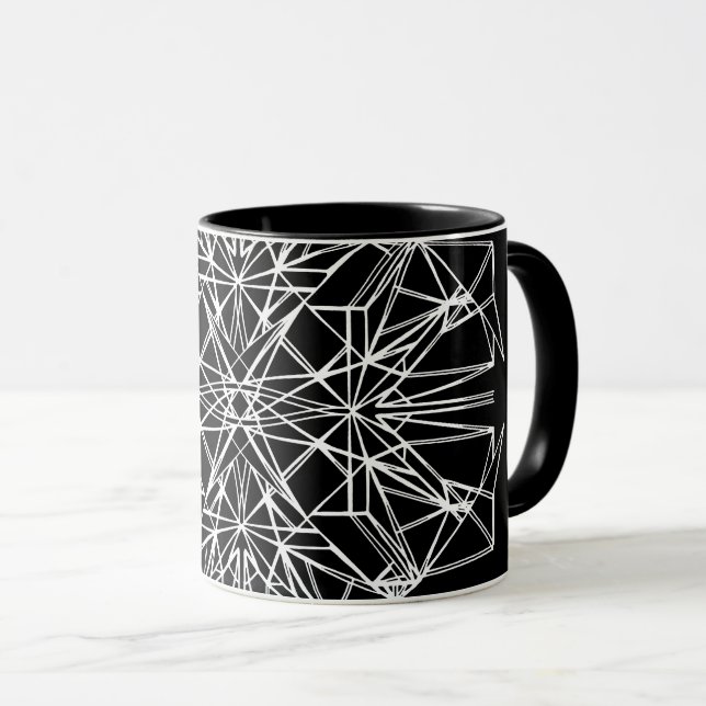 Geometrisk symmetri mugg (Framsida höger)