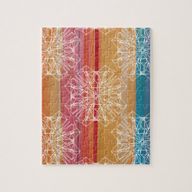 Geometrisk symmetri pussel (Vertikal)