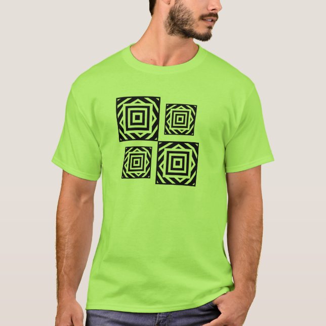 Geometrisk T-tröja Tee Shirt (Framsida)