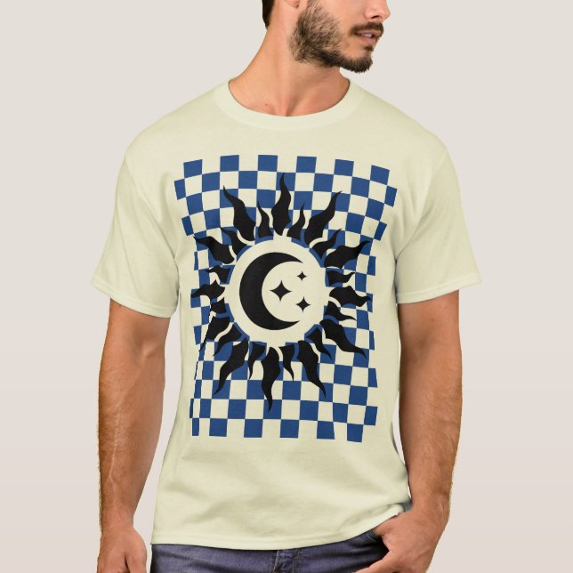geometrisk teckning t shirt (Framsida)