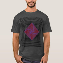 geometrisk teckning t shirt