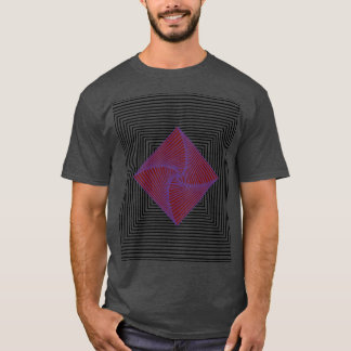 geometrisk teckning t shirt