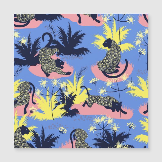 Geometrisk tiger, leopard: Barns mönster. (Framsida)