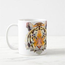 Geometrisk tigermugg kaffemugg