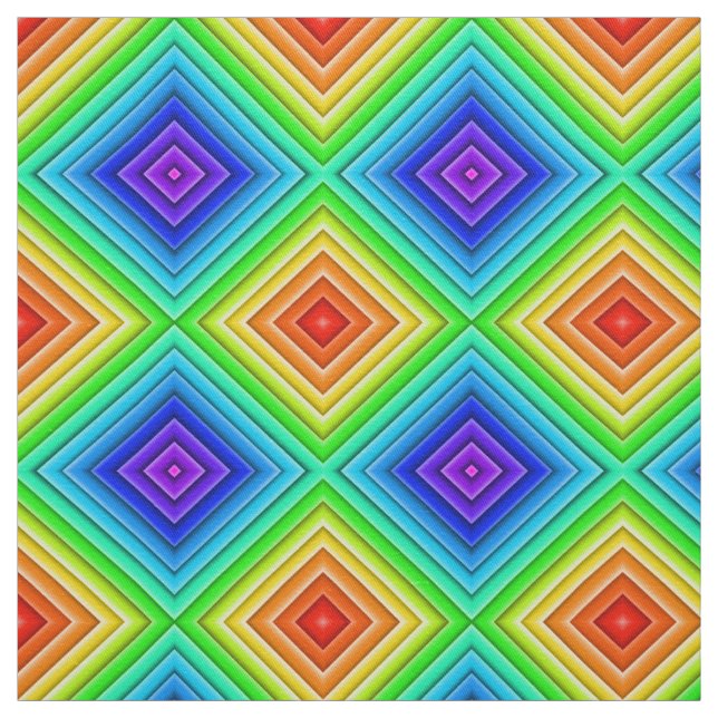 Geometrisk topografi - Cotton Twill Fabric Tyg (Provkarta)