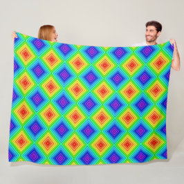 Geometrisk topografi - flanellfilt fleecefilt