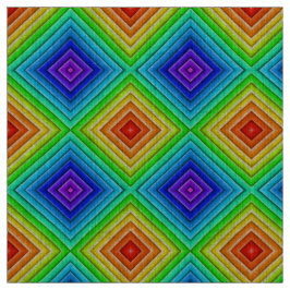 Geometrisk topografi - Naturlig linneväv Tyg