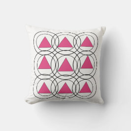 Geometrisk Triangel Fyrkantig Kudd – Modern & Styl Kudde