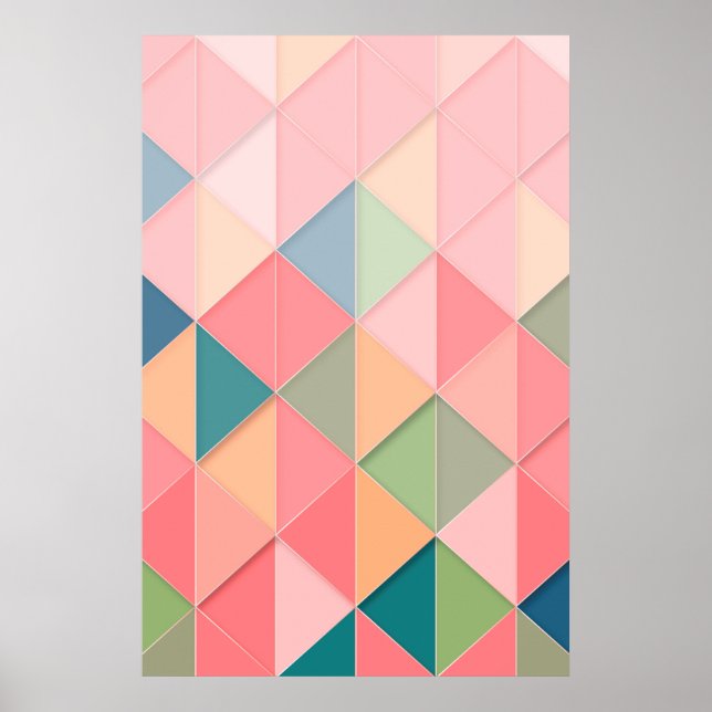 geometrisk triangel i bakgrunden poster (Framsidan)