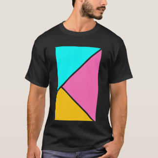 Geometrisk triangel Mönster T Shirt