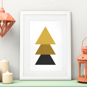 Geometrisk triangel poster
