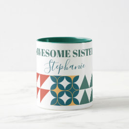 Geometrisk triangelcirkel - form mugg