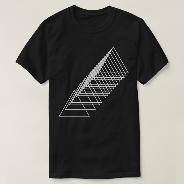 geometrisk triangelsammansättning 1 t shirt (Design framsida)