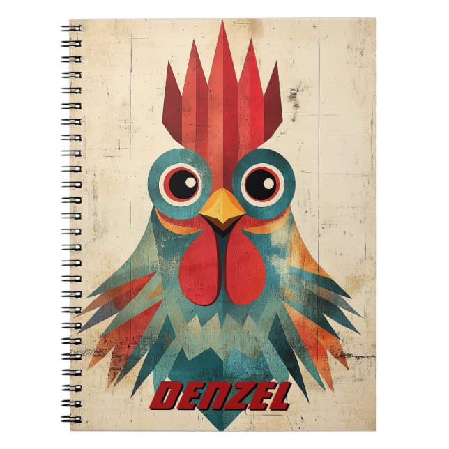 Geometrisk Tupp Illustration Anteckningsbok (Framsidan)