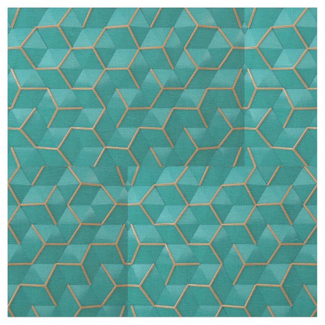 geometrisk tyg (Närbild)