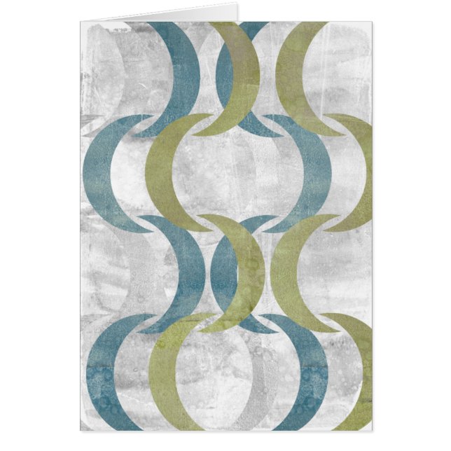 Geometrisk upprepning III Hälsningskort (Framsidan)
