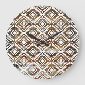 Geometrisk upprepning, texturerad bakgrund stor klocka