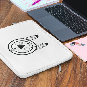 Geometrisk Usagi Kanin Zodiak Laptop Fodral