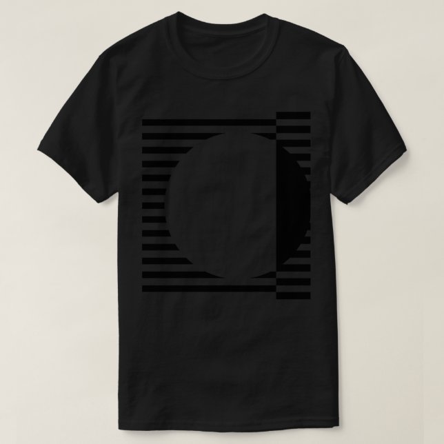 geometrisk utformning av linjer 3 t shirt (Design framsida)