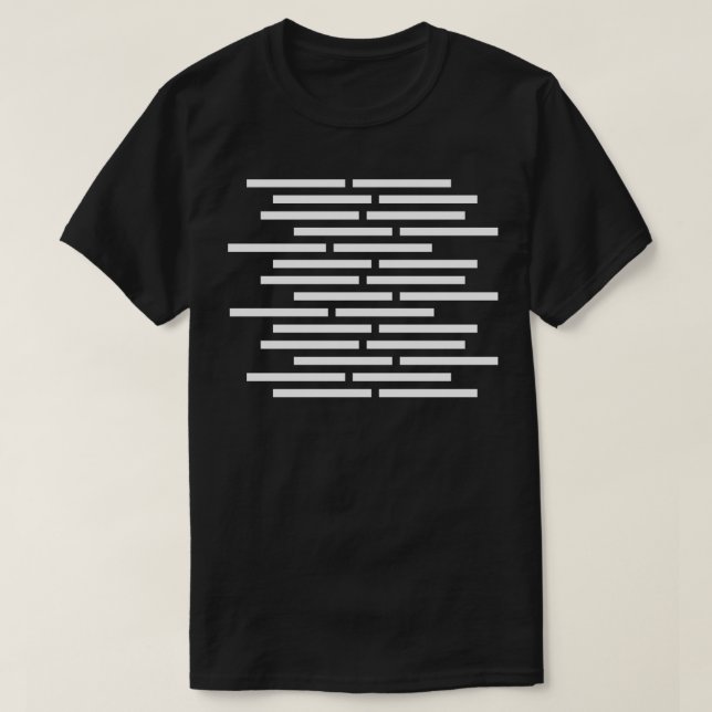 geometrisk utformning av linjer 4 t shirt (Design framsida)