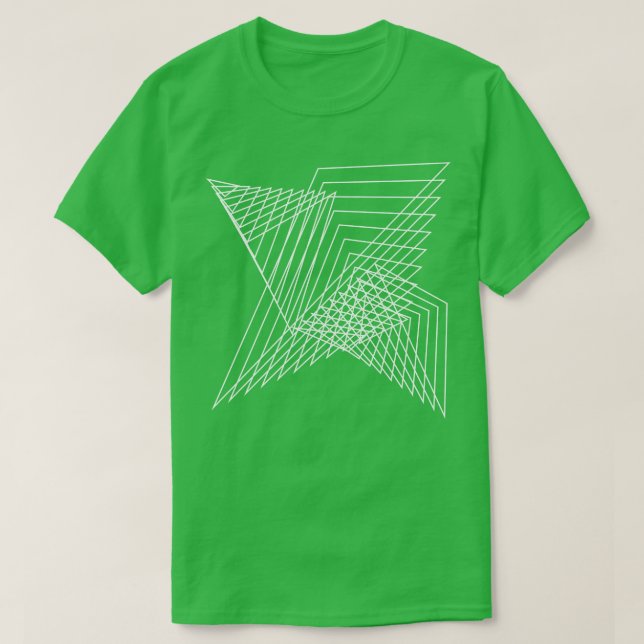 geometrisk utformning av linjer 5 t shirt (Design framsida)