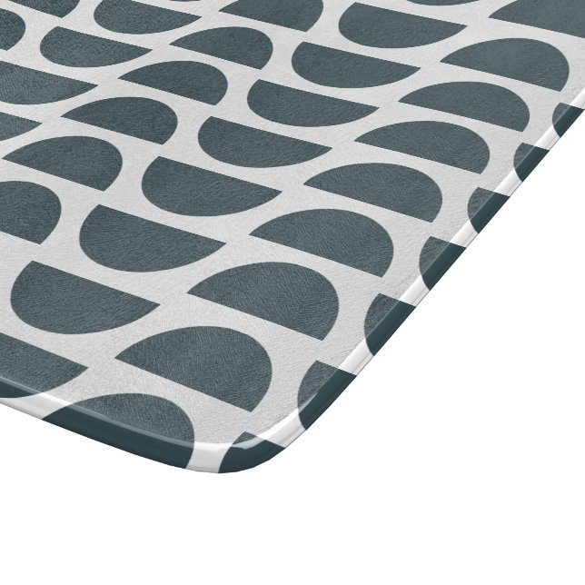 Geometrisk utskrift av blått Abstrakt i contempora (Hörn)