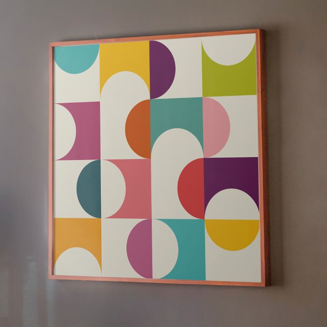 Geometrisk utskrift av modern Abstrakt under århun Poster (Skapare uppladdad)