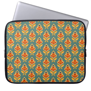 Geometrisk utskrift i Retro-mitten - århundrade, m Laptop Fodral