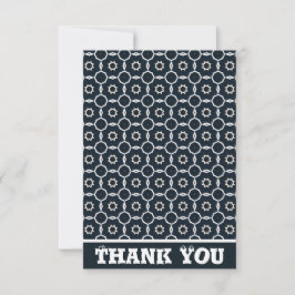 Geometrisk utskrift tack kort