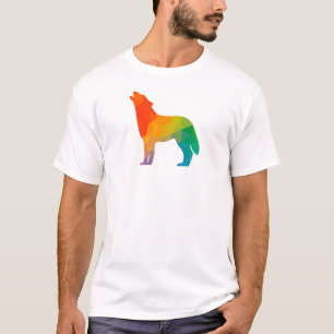 Geometrisk Varg T-Shirt