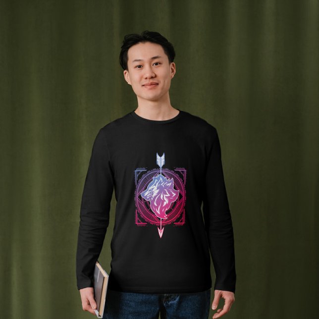 Geometrisk Varg T Shirt (Skapare uppladdad)