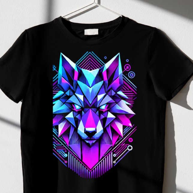 geometrisk varg t shirt (Skapare uppladdad)