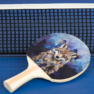 Geometrisk vargberg pingisracket