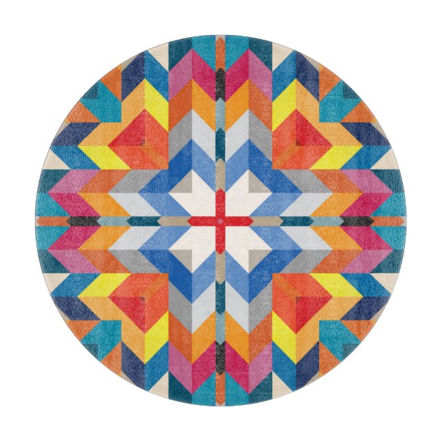 Geometrisk vintage: Scandinavian Färg Blocks (Framsidan)