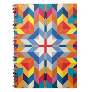Geometrisk vintage: Scandinavian Färg Blocks Anteckningsbok