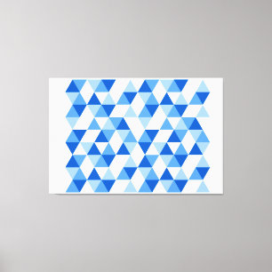 Geometriska abstrakt moderna trianglar II Canvastryck