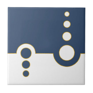 Geometriska, abstrakt mönster, moderna, cirklar kakelplatta