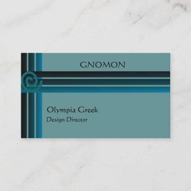 Geometriska Affärskort Visitkort (Framsida)