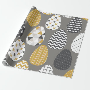 Geometriska ägg presentpapper