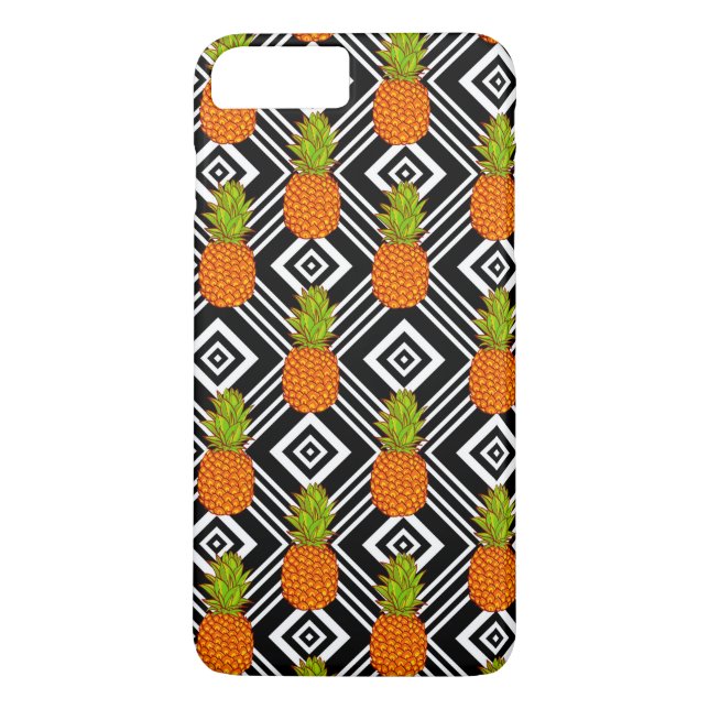 Geometriska ananas Case-Mate iPhone skal (Baksida)