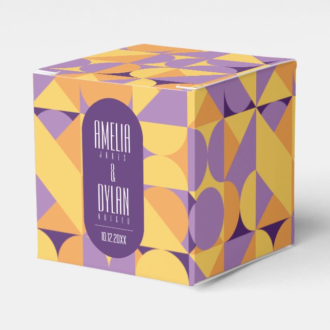 Geometriska återställ symboler för favoritrutor fr presentaskar (Framsidan Sidan)