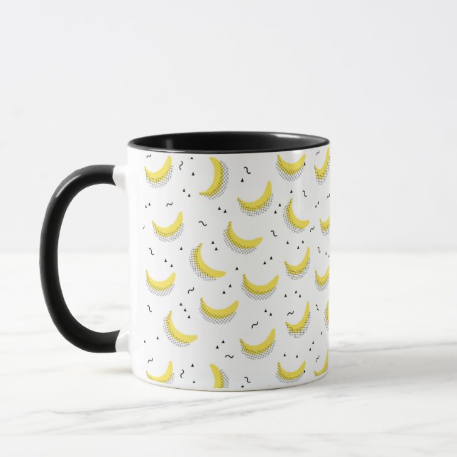 Geometriska bananer mugg (Vänster)