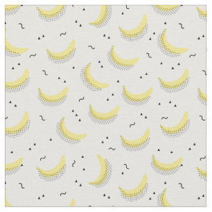 Geometriska bananer tyg